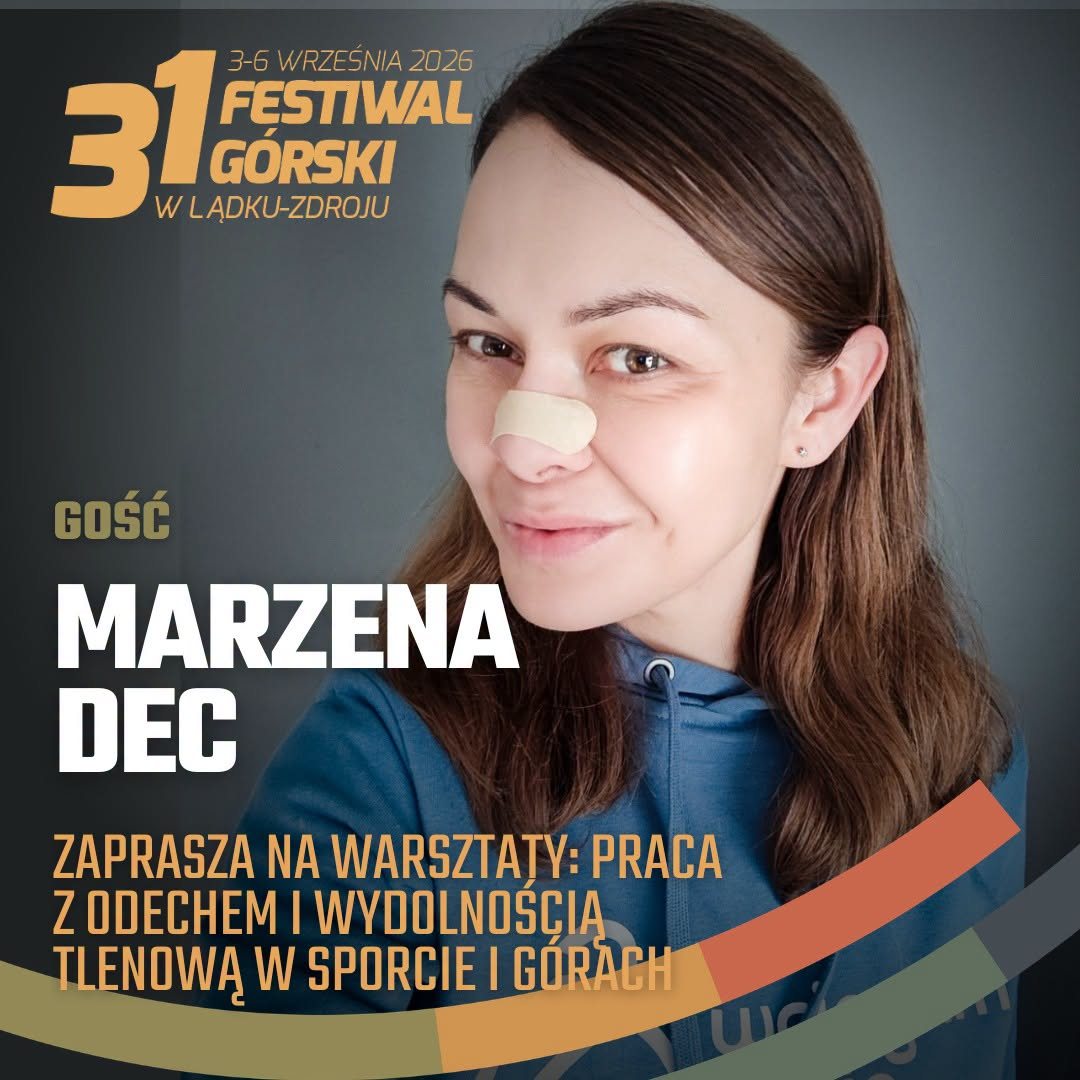 Marzena Dec na Festiwalu Górskim w Lądku-Zdroju