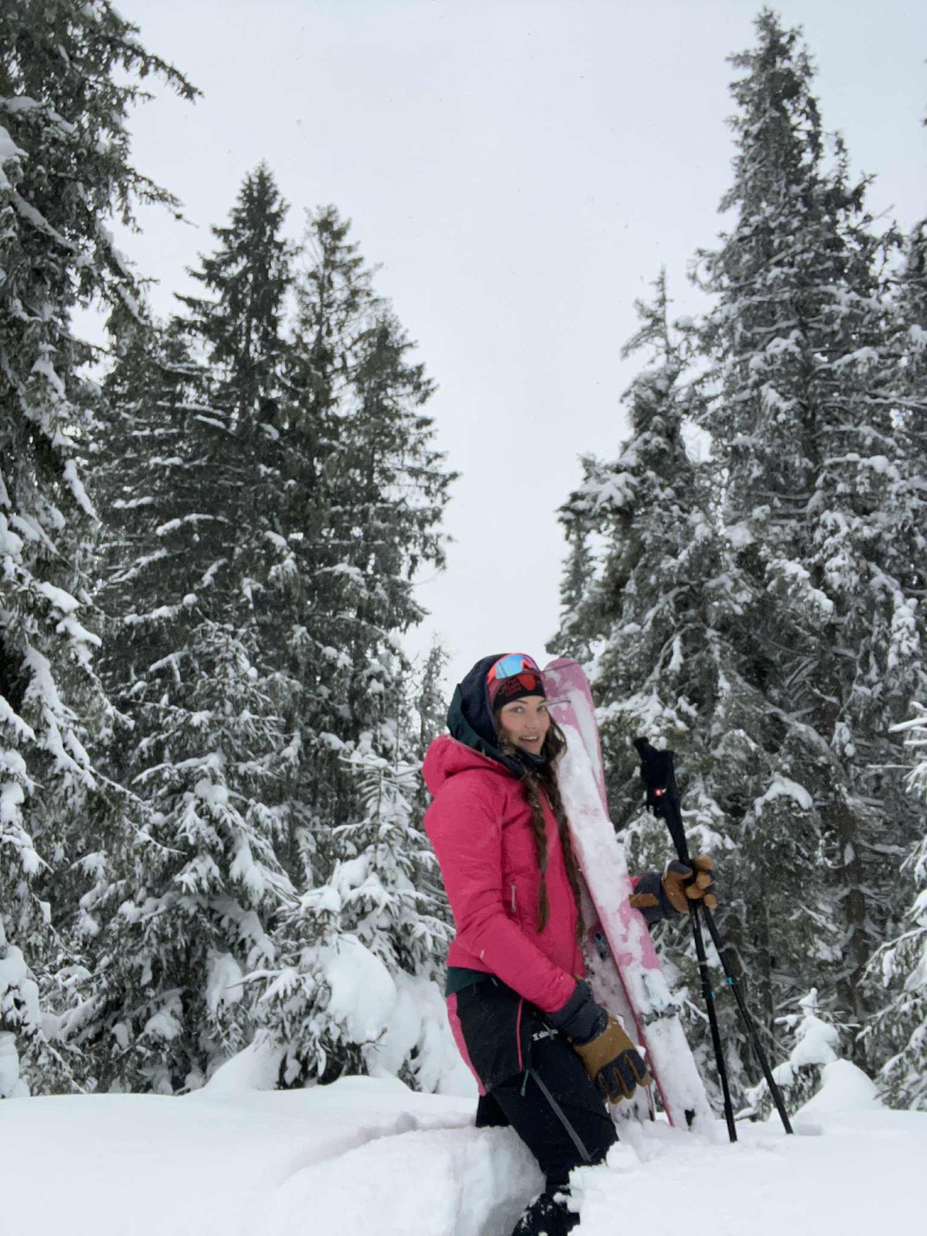 Karolina na skiturach